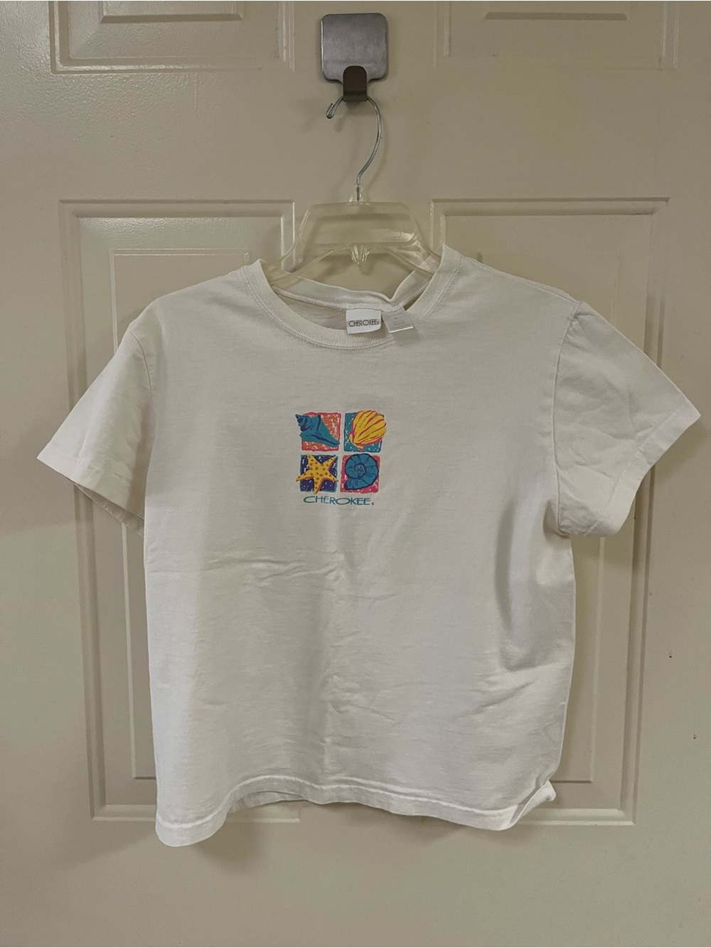 Cherokee Kids White Short-Sleeve Graphic Tee